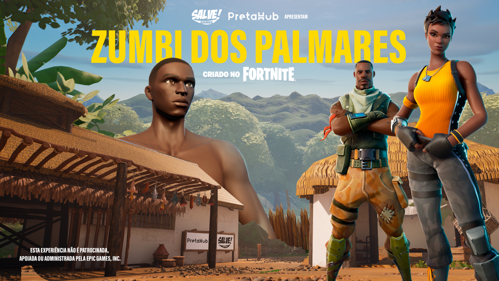 Pretahub e Salve Games Anunciam Jogo Eletrônico “Zumbi dos Palmares” no Dia da Consciência Negra