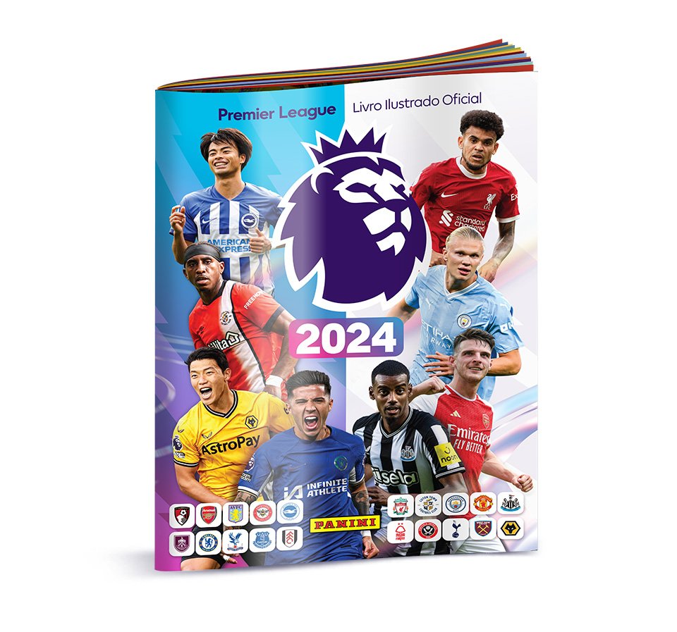 Álbum de Figurinhas da Panini Celebra a Temporada 2023/24 da Premier League