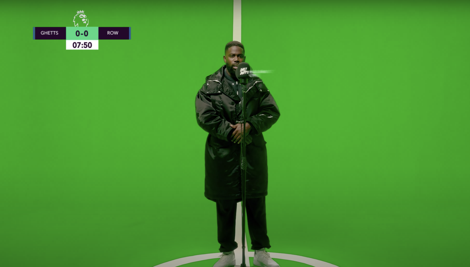 Ghetts mostra todas suas referências ao futebol no freestyle Daily Duppy