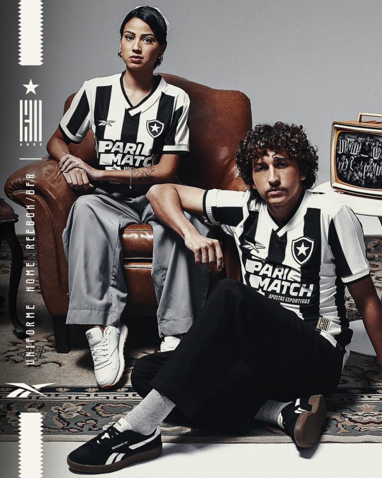 Botafogo e Reebok lançam novo uniforme inspirado na história do clube