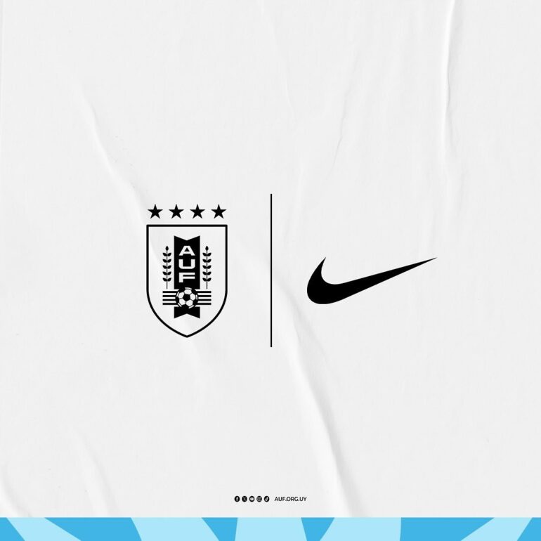 Nike: novos uniformes da Seleção do Uruguai 2025