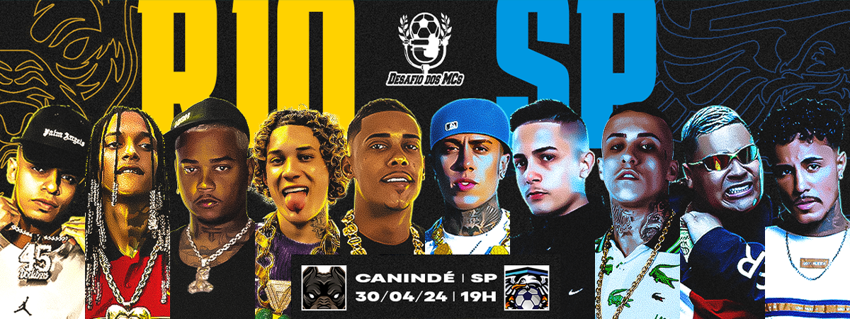 Assista ao vivo!! Desafio dos MCs no Canindé: Funk, Trap e Rap; onde assistir