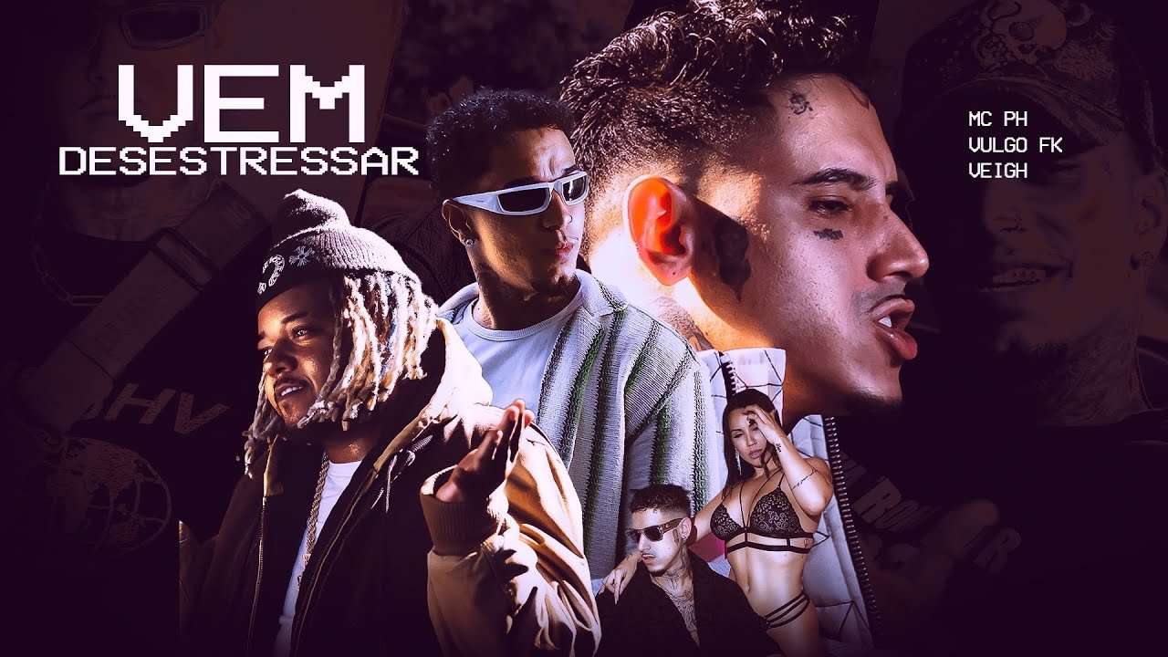 MC PH lança “Vem Desestressar” com Veigh e Vulgo FK, primeiro single do álbum “O Cara do Momento Vol. 2”