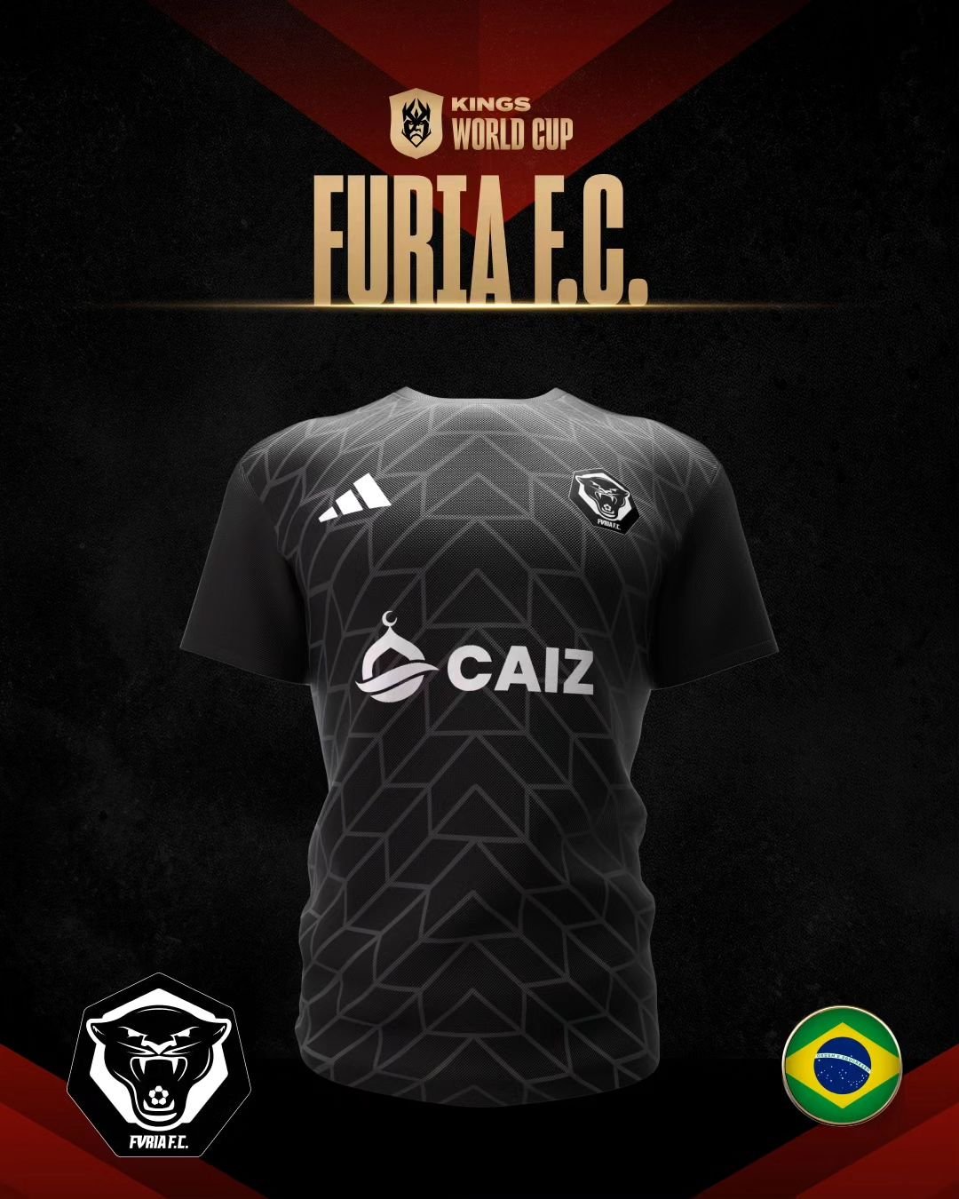 FURIA Anuncia Novos Patrocinadores para o Time de Futebol FURIA FC e Participação na Kings World Cup