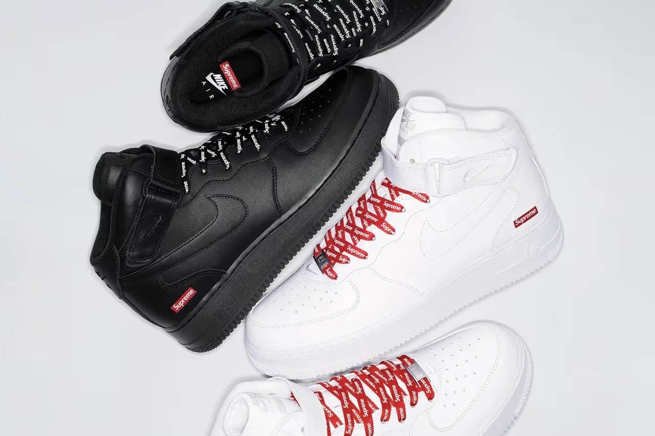 Supreme anuncia colaboração com Nike Air Force 1 Mid