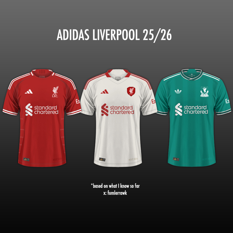 Adidas Assumirá os Uniformes do Liverpool em 1º de Julho de 2025, Substituindo a Nike