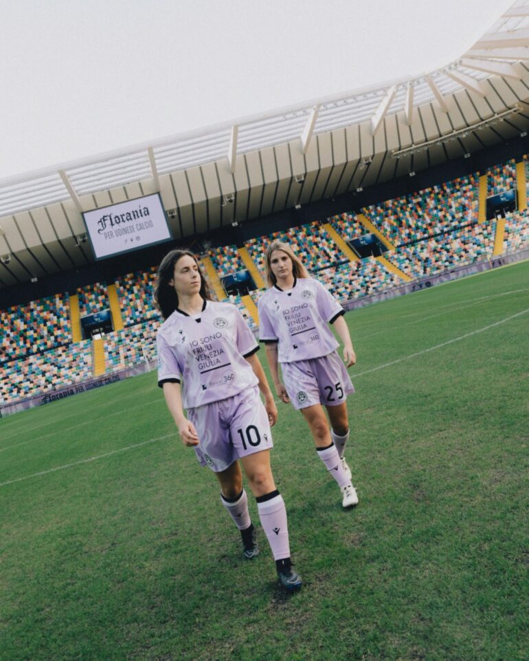 Udinese lança terceiro uniforme em colaboração com Florania na Fashion Week de Milão