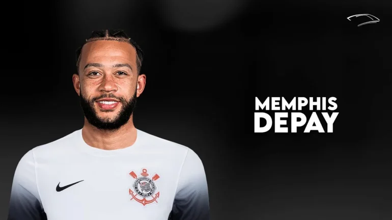 Corinthians coloca camisa de Memphis Depay a venda em sua loja oficial