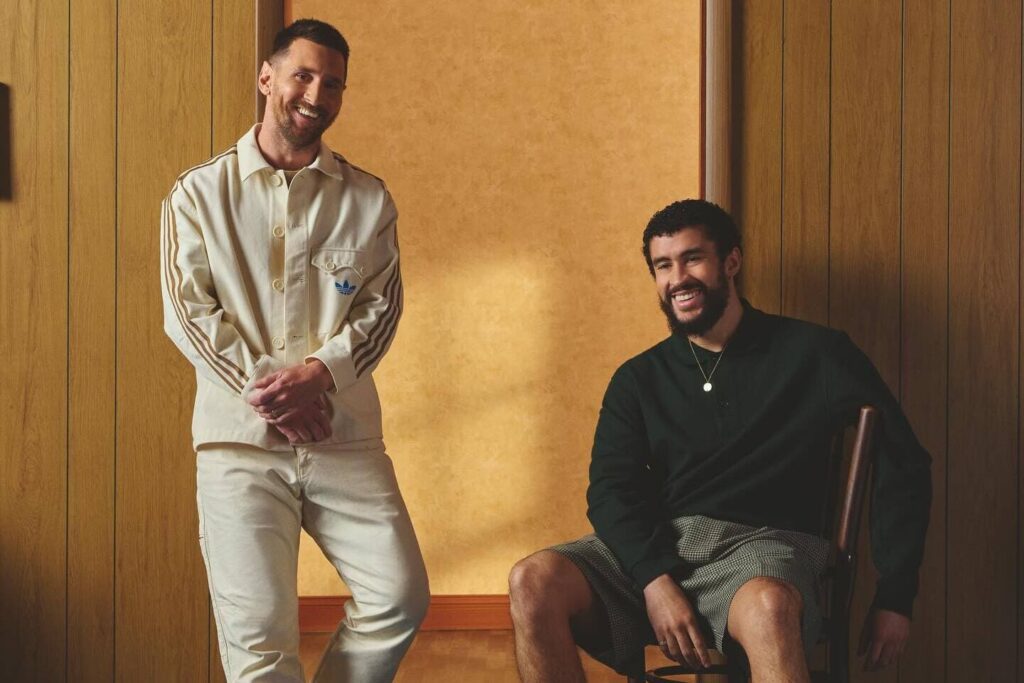 Coleção adidas Bad Bunny & Messi combina música e futebol