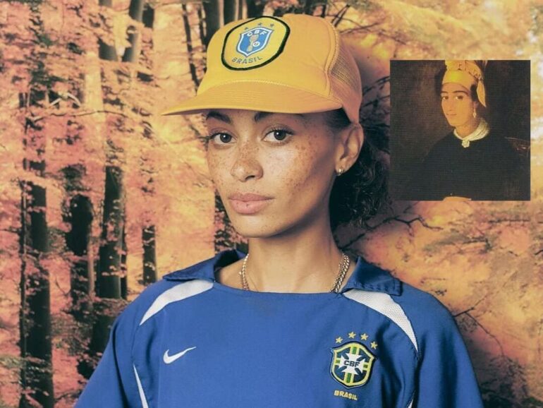 Fotógrafo Lou Bever recria pinturas clássicas com camisas de futebol retrô