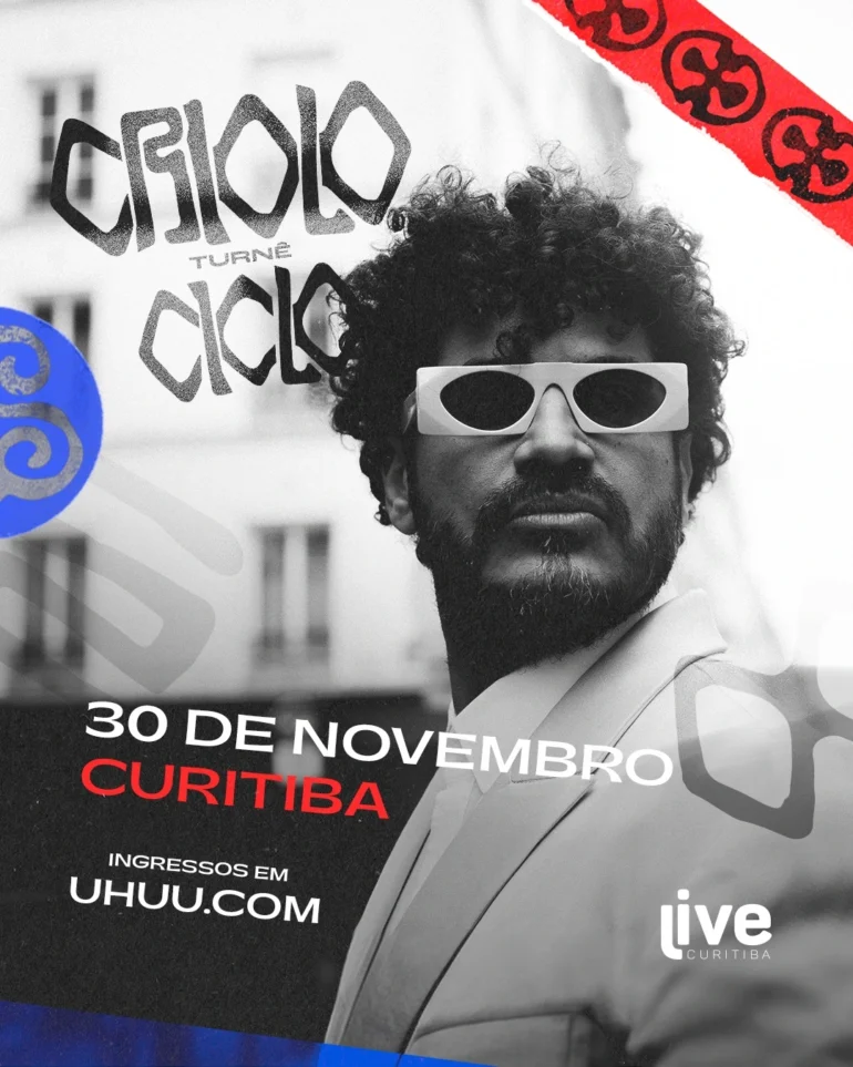 Criolo desembarca em Curitiba dia 30/11