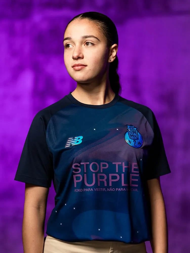 FC Porto lança camisa especial “Stop the Purple” em campanha contra a violência doméstica
