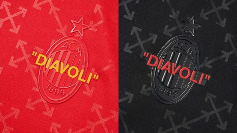 AC Milan e PUMA se unem à Off-White para lançar camisas especiais da temporada 2024-2025