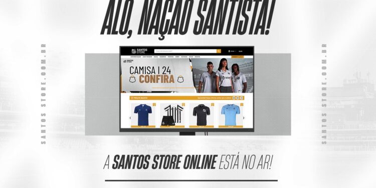 Netshoes e o Santos FC retomam parceria para a operação da Santos Store