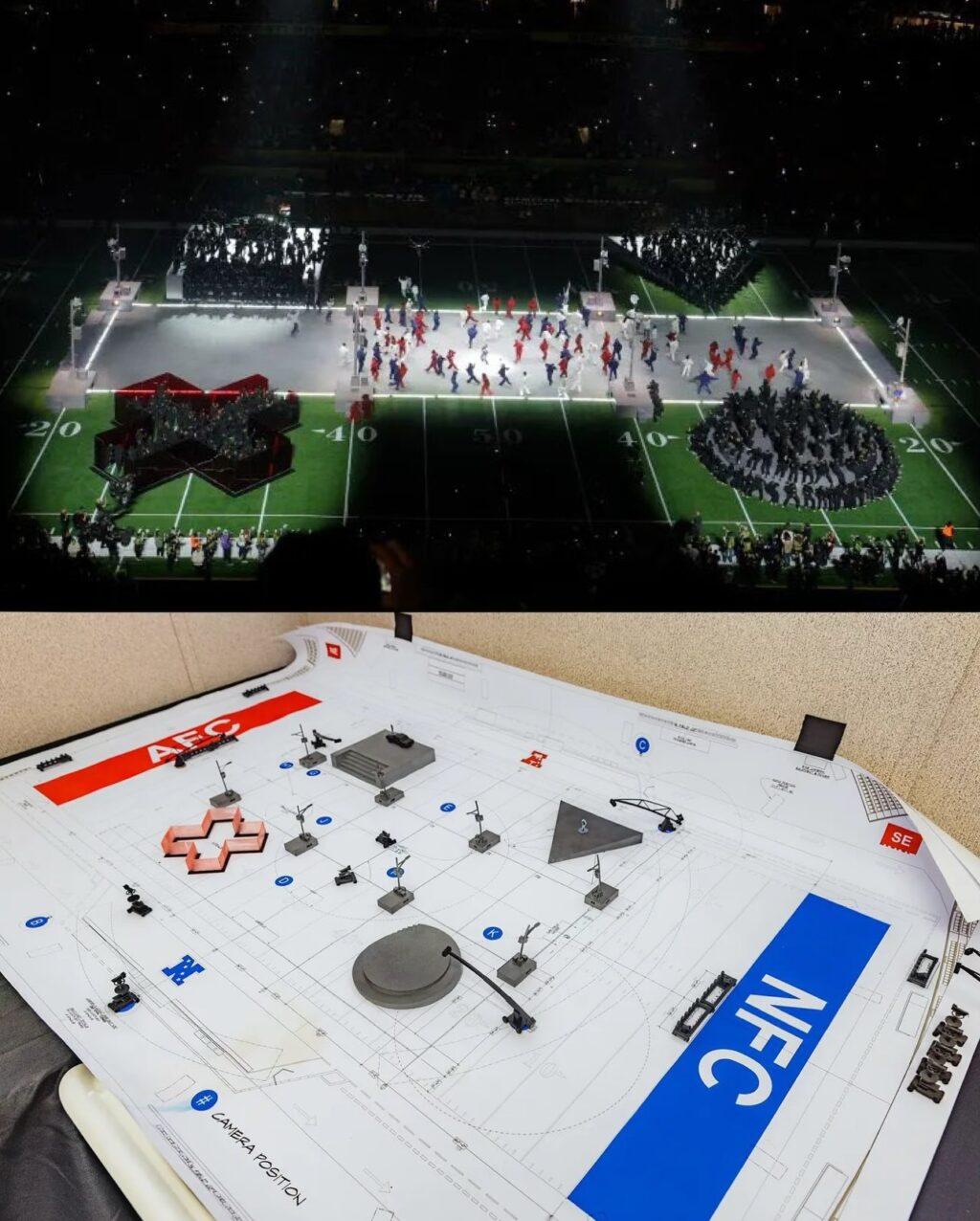 Show de Kendrick Lamar no Super Bowl LIX Traz Palco Inspirado no Controle do PlayStation