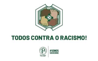 Palmeiras e São Paulo promovem campanha contra o racismo com participação do rapper Rincon Sapiência