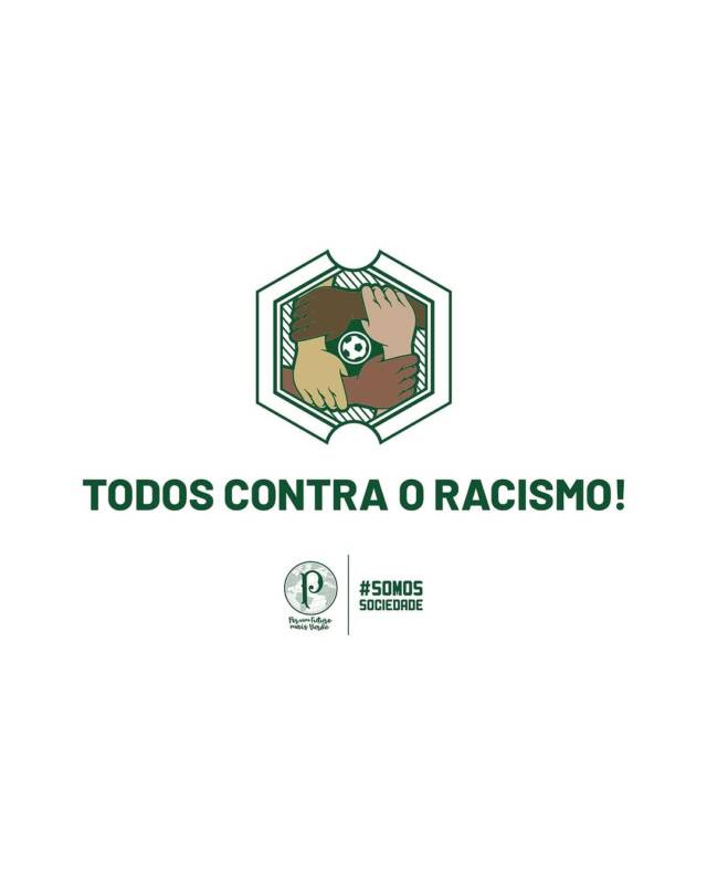 Palmeiras e São Paulo promovem campanha contra o racismo com participação do rapper Rincon Sapiência