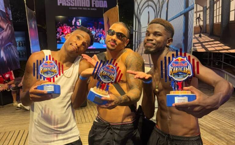 Trio Reis da Dança é o grande vencedor do Redbull Rabiscada