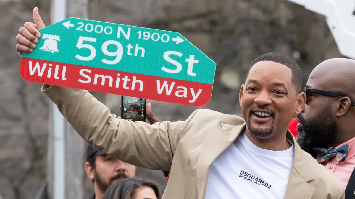 Will Smith é homenageado com nome de rua na Filadélfia
