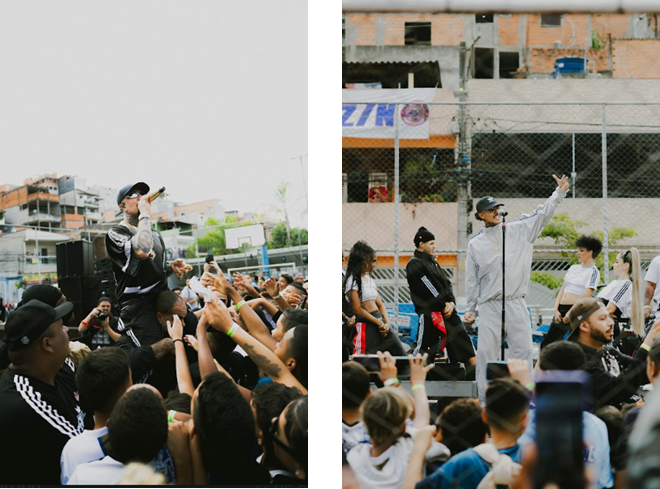 adidas promove show surpresa com MC Livinho e MC Daniel na Brasilândia