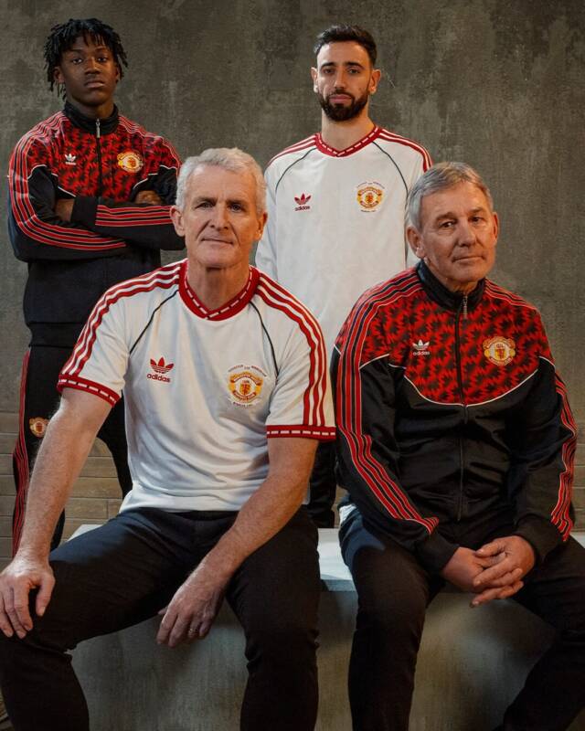 adidas relança camisa do Manchester United usada em 1991