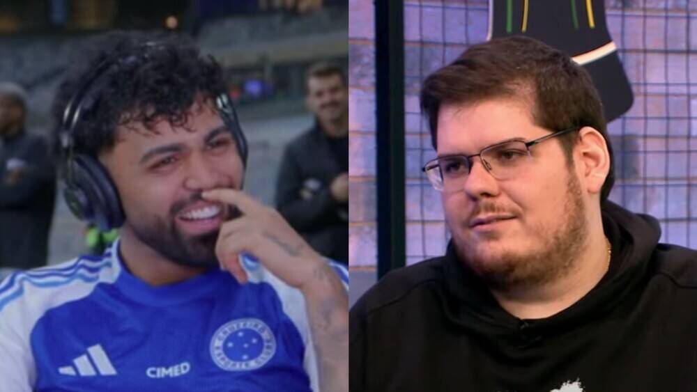 Gabigol e Cazé podem aparecer juntos em um time da Kings League