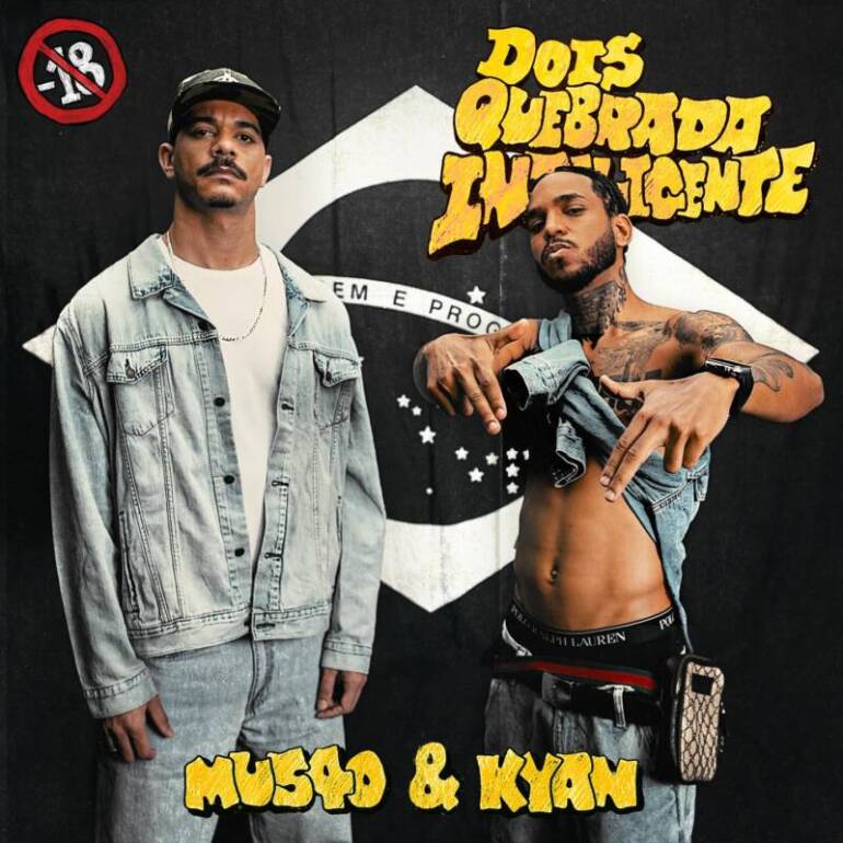 Levi’s veste Kyan e DJ MU540 na capa do EP Dois Quebrada Inteligente