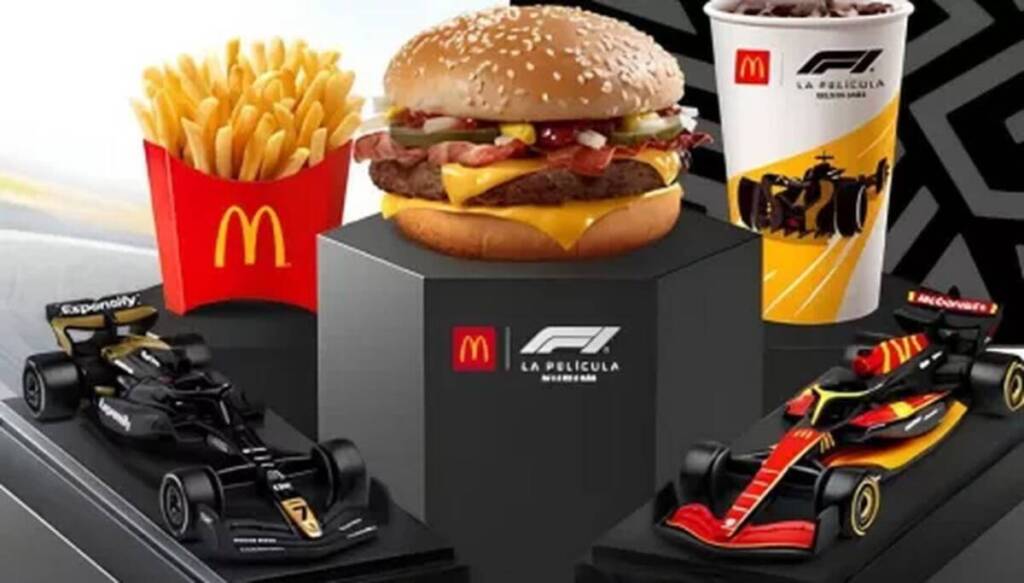 McDonald’s lança combo F1 com miniatura e estreia de filme