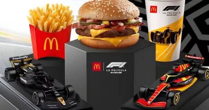 McDonald’s lança combo F1 com miniatura e estreia de filme