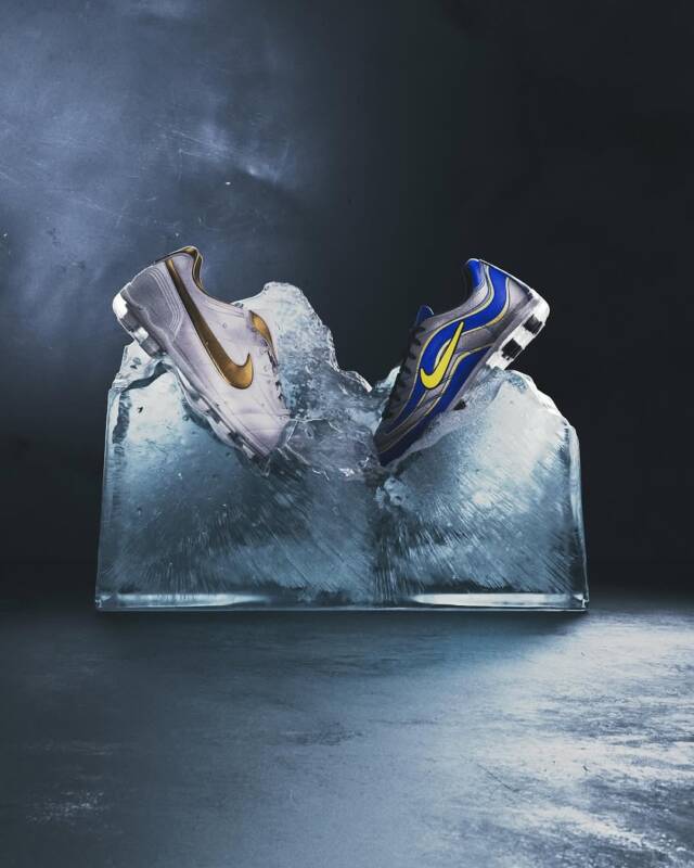 Nike transforma Mercurial R9 e Tiempo em sneakers com a coleção Cryoshot