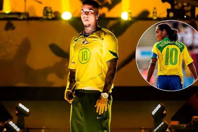 Veigh antecipa volta da icônica camisa Total 90 da Seleção