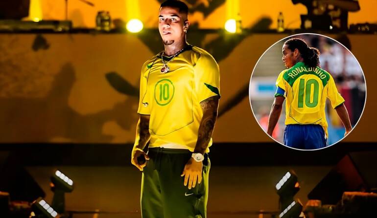 Veigh antecipa volta da icônica camisa Total 90 da Seleção