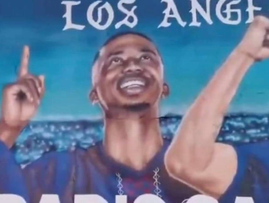 Mural em Los Angeles presta homenagem ao PSG