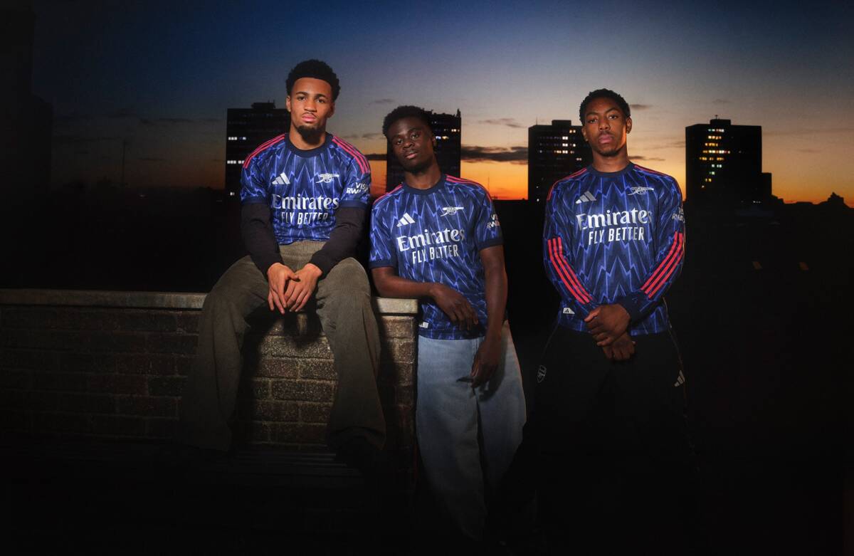 Arsenal e adidas trazem de volta o raio de 95/96