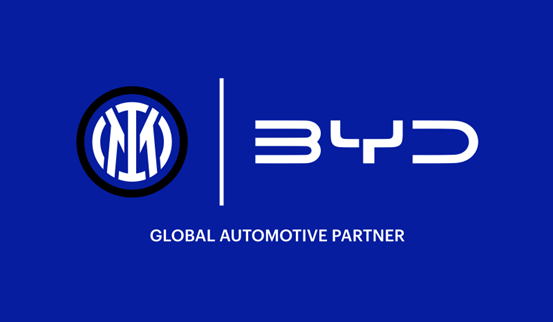 BYD fecha parceria global com a Inter de Milão