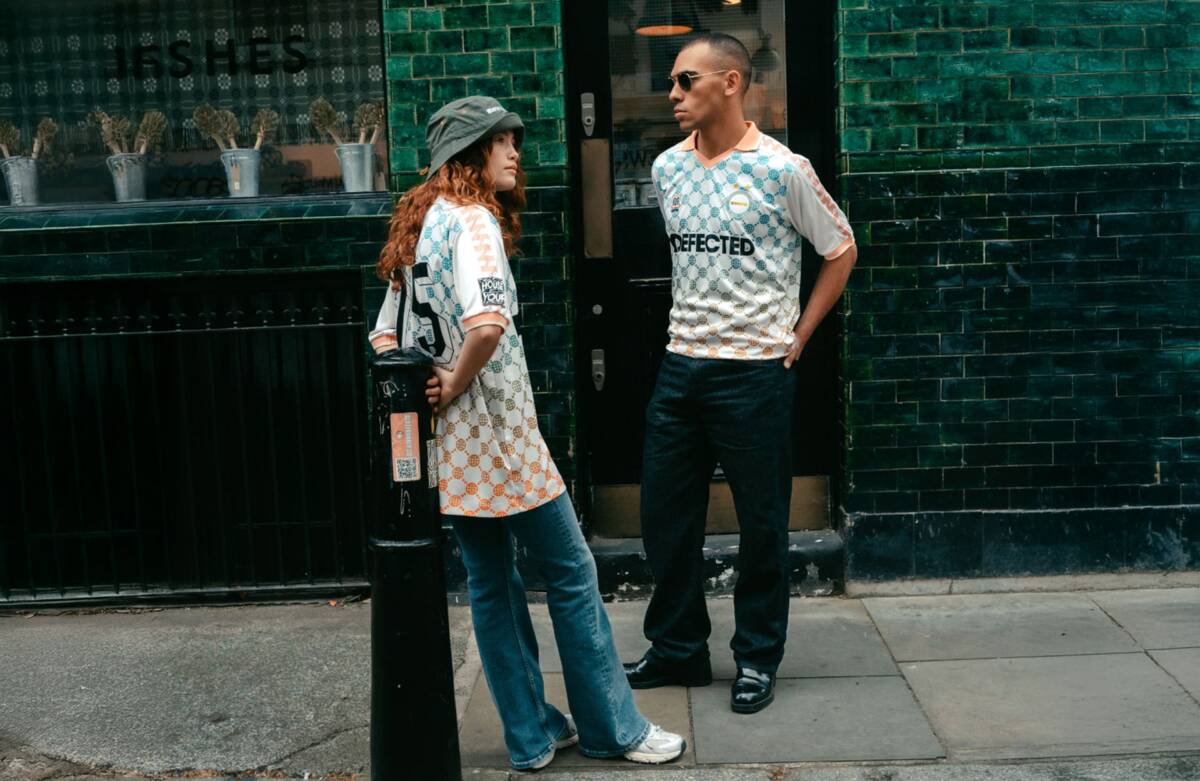 Defected e MEYBA lançam camisa 2025 que une futebol, música eletrônica e estilo