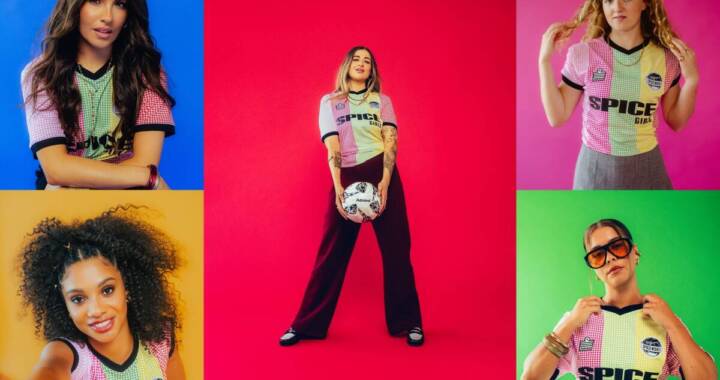Spice Girls e Admiral lançam camisa de futebol em edição limitada