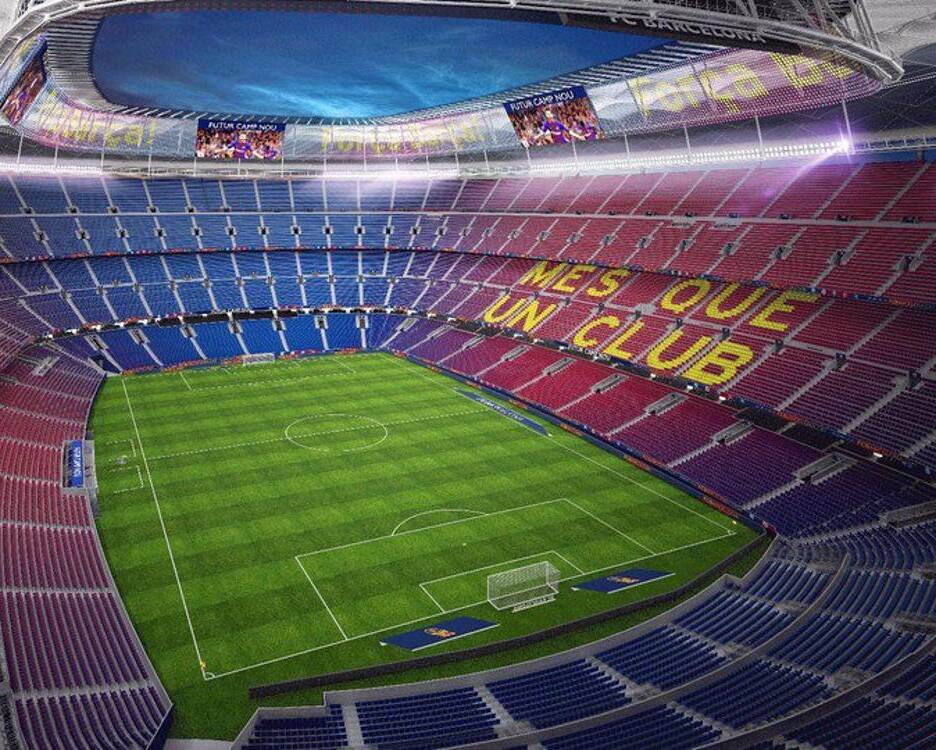Camp Nou reformado já garante € 43,6 milhões por ano ao Barça
