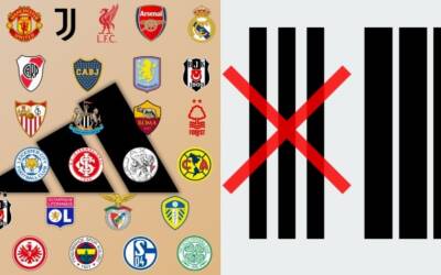 Adidas lança novo template com listras gigantes nos ombros