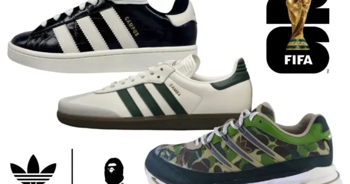 BAPE e Adidas lançam pack da Copa do Mundo