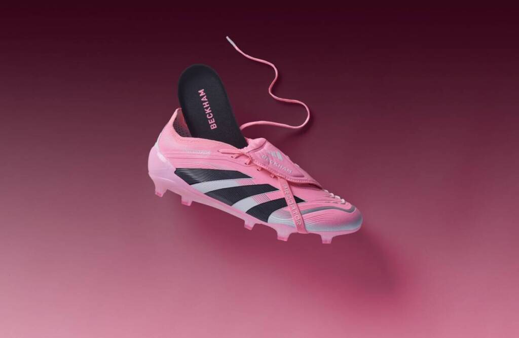 Beckham e adidas lançam Predator rosa inspirado em Miami