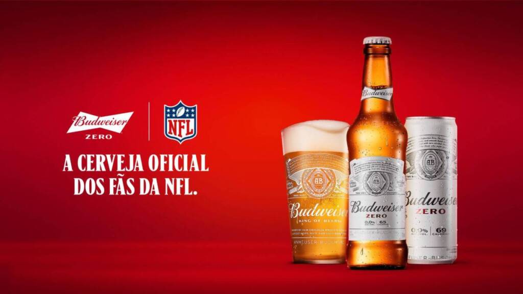 Budweiser renova parceria como cerveja oficial da NFL no Brasil