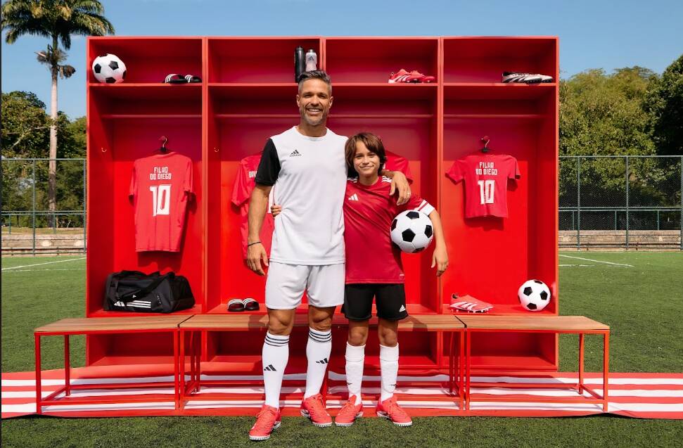 Diego Ribas estrela campanha de Dia dos Pais da Centauro