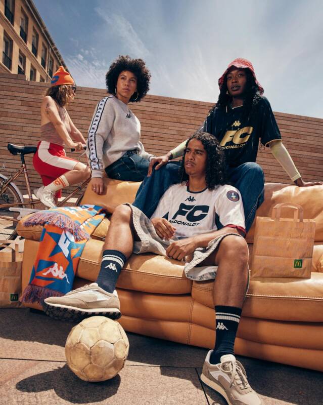 Kappa e McDonald’s France lançam 20 camisas exclusivas de futebol
