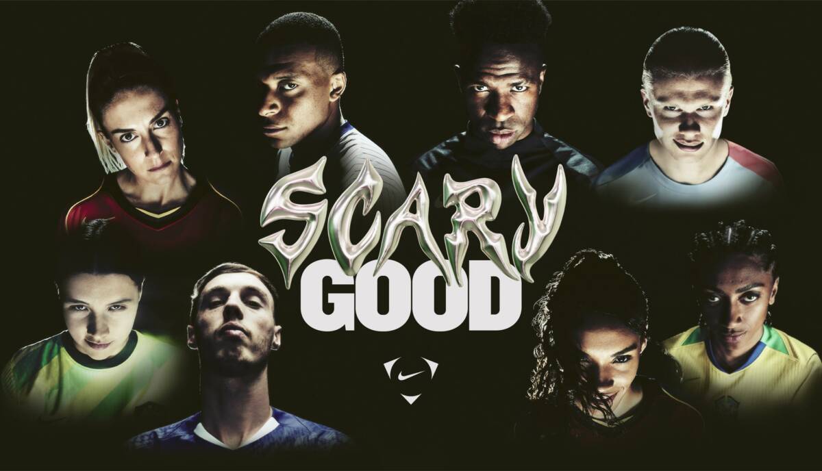 Nike Football lança campanha “Scary Good” com Mbappé, Vini Jr, Kerolin, Putellas e mais