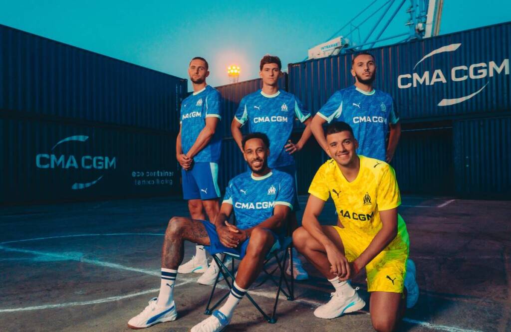 Olympique Marseille e PUMA revelam ousada terceira camisa 25/26