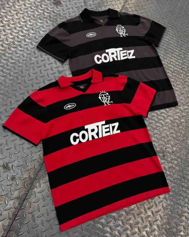 Corteiz lança coleção com inspiração no Flamengo e divide opiniões