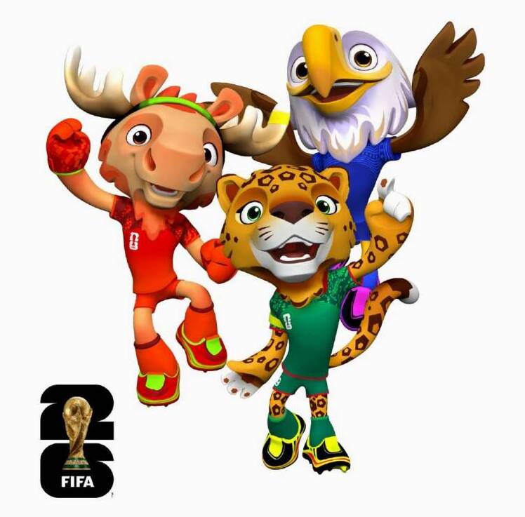 FIFA revela mascotes oficiais da Copa do Mundo 2026