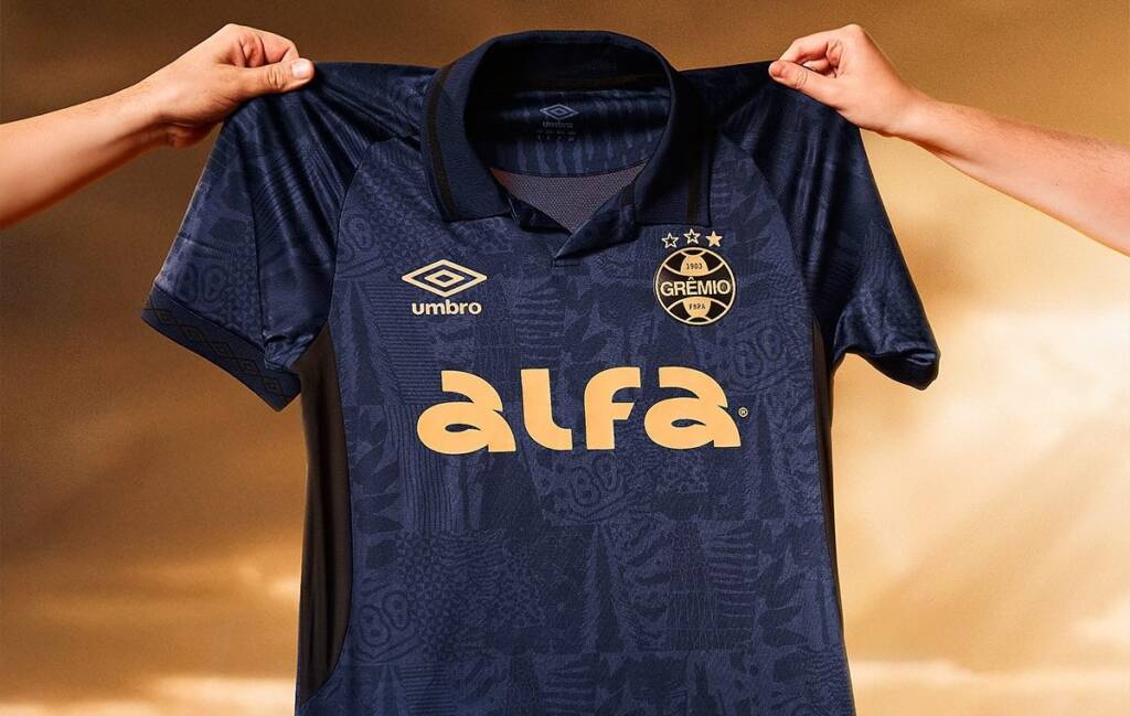 Grêmio lança terceira camisa 25/26 inspirada no Pampa Gaúcho