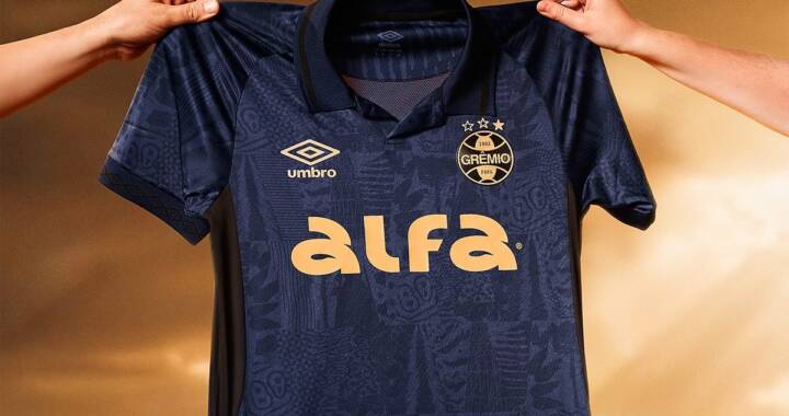 Grêmio lança terceira camisa 25/26 inspirada no Pampa Gaúcho